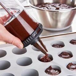 De Buyer - Le Tube - Ersatzbehälter 0,75 L -ISOLIERPLATTEN 13044 Ersatzbehaelter Kuechenspritze 3