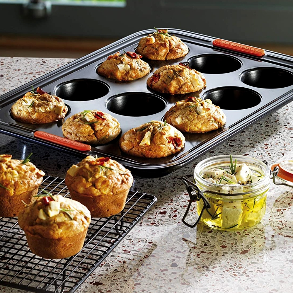 Le Creuset - Muffinform - 12er - Groß 3 Le Creuset - Muffinform - 12er - Groß – Bild 3