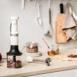 KitchenAid - Kabelgebundener Stabmixer 5KHBV83 - Creme -ISOLIERPLATTEN 15435 Stabmixer NEU 6