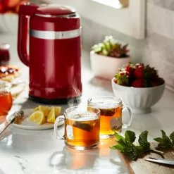 KitchenAid - Wasserkocher 1.25 L - Empire Rot - Culinaris -ISOLIERPLATTEN 15878 Design Collection Wasserkocher 4