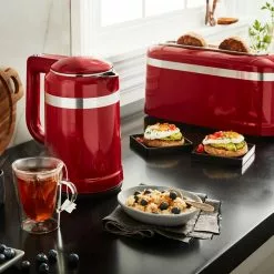 KitchenAid - Wasserkocher 1.25 L - Empire Rot - Culinaris -ISOLIERPLATTEN 15878 Design Collection Wasserkocher 5