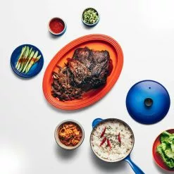 Le Creuset - Servierplatte 46 Cm -ISOLIERPLATTEN 20359 Servierplatte oval 46cm 3