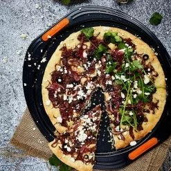 Le Creuset - Pizzablech 33 Cm -ISOLIERPLATTEN 21491 Pizzabackblech Aentihaft 3