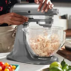 KitchenAid - Artisan Küchenmaschine 5KSM185PS - Medallion Silber -ISOLIERPLATTEN 31447 Kuechenmaschine 4