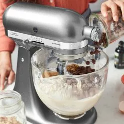 KitchenAid - Artisan Küchenmaschine 5KSM185PS - Medallion Silber -ISOLIERPLATTEN 31447 Kuechenmaschine 5