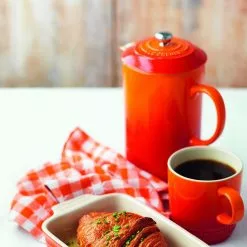 Le Creuset - Becher 350 Ml - 4er Set -ISOLIERPLATTEN 37870 Becher 350ml 4er Set Ofenrot 4