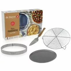De Buyer - Les Tartes - 4er-Set Homebaking