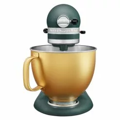 KitchenAid KAD 4.8L Artisan Küchenmaschine Limited Christmas, Pebble Palm With Gold Bowl | 40649 -ISOLIERPLATTEN 40649 Kuechenmaschine Limited Christmas 3