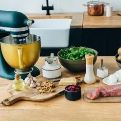 KitchenAid KAD 4.8L Artisan Küchenmaschine Limited Christmas, Pebble Palm With Gold Bowl | 40649 -ISOLIERPLATTEN 40649 Kuechenmaschine Limited Christmas 6