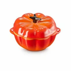 Le Creuset - Kürbisförmchen Mit Deckel 300 Ml - Ofenrot