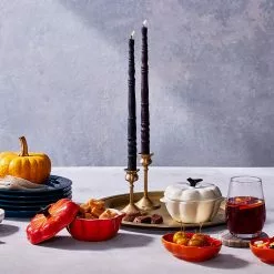 Le Creuset - Kürbisförmchen Mit Deckel 300 Ml - Ofenrot -ISOLIERPLATTEN 45888 Kuerbisfoermchen mit Deckel 5