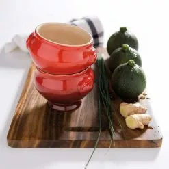 Le Creuset - Suppenterrine 0,6 L - Kirschrot -ISOLIERPLATTEN 45937 Suppenterrine 3