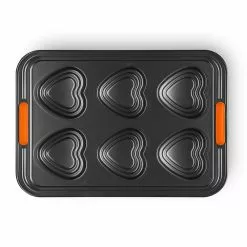 Le Creuset - 6er Herzform Mit Stufen 5 Le Creuset - 6er Herzform Mit Stufen -ISOLIERPLATTEN 46868 Herzform 6er 3