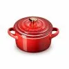 Le Creuset - Mini Cocotte Mit Goldenem Herzknauf