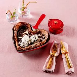 Le Creuset - Mini Cocotte Mit Goldenem Herzknauf -ISOLIERPLATTEN 47106 Mini Cocotte 4