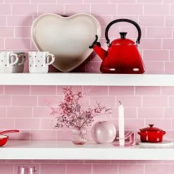 Le Creuset - Mini Cocotte Mit Goldenem Herzknauf -ISOLIERPLATTEN 47106 Mini Cocotte 7