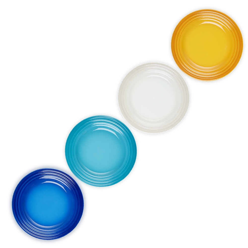 Le Creuset - 4er Set Vorspeisen Teller - Rivera Collection 2 Le Creuset - 4er Set Vorspeisen Teller - Rivera Collection – Bild 2