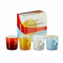 Le Creuset - 4er-Set Cappuccino Becher 200 Ml - ELEMENTS