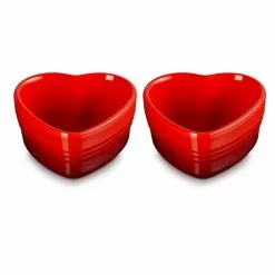 Le Creuset - Herz Förmchen 2er-Set - 11 Cm