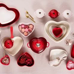 Le Creuset - Herzschüssel 20 Cm -ISOLIERPLATTEN 50033 Schuessel in herzform 4