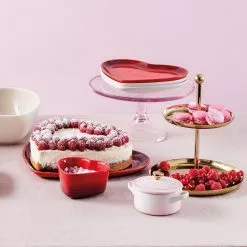 Le Creuset - Servierplatte In Herzform 32 Cm -ISOLIERPLATTEN 50036 Servierplatte in Herzform 3