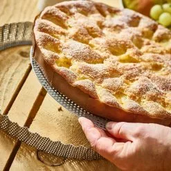 De Buyer - Edelstahl Tortenform Und Backtrennfolie 28 Cm -ISOLIERPLATTEN 9163 Perforierte Backform aus Edelstahl 5