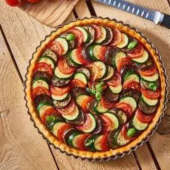 De Buyer - Edelstahl Tortenform Und Backtrennfolie 28 Cm -ISOLIERPLATTEN 9163 Perforierte Backform aus Edelstahl 6