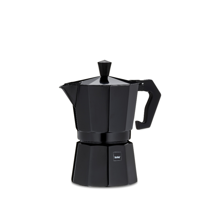 Espressokanne Italia Black 1 Espressokanne Italia Black