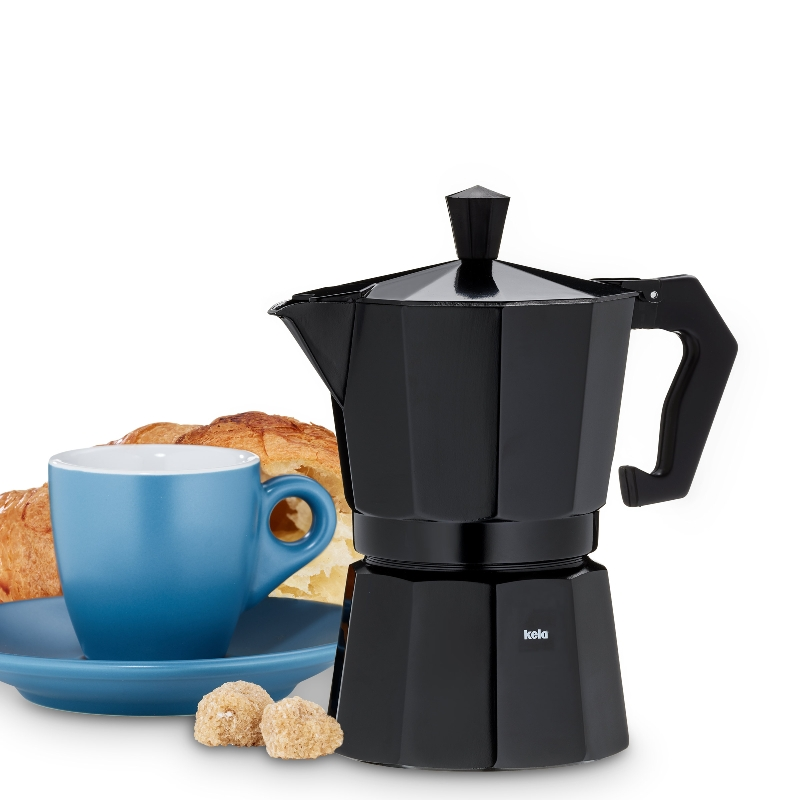 Espressokanne Italia Black 2 Espressokanne Italia Black – Bild 2