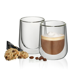 Cappuccinoglas Fontana 2tlg. -ISOLIERPLATTEN shop 12404b s