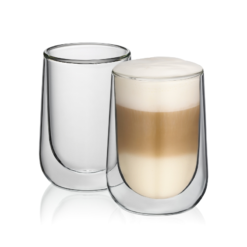 Latte Macchiato Glas Fontana 2tlg. -ISOLIERPLATTEN shop 12405b s