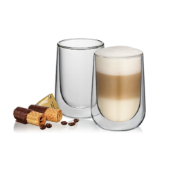 Latte Macchiato Glas Fontana 2tlg. -ISOLIERPLATTEN shop 12405c s