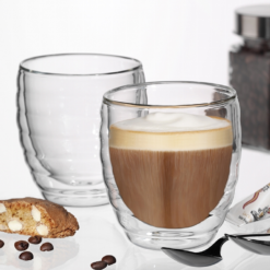 Cappuccinoglas Cesena 2tlg. -ISOLIERPLATTEN shop 12411b s