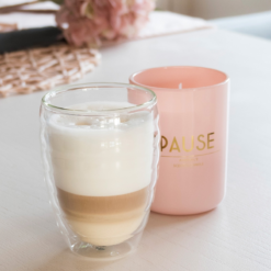 Cappuccinoglas Cesena 2tlg. -ISOLIERPLATTEN shop 12411c s